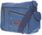 Christian Wippermann große XL Herren Damen Tasche Umhängetasche Canvas Messenger Bag Blau