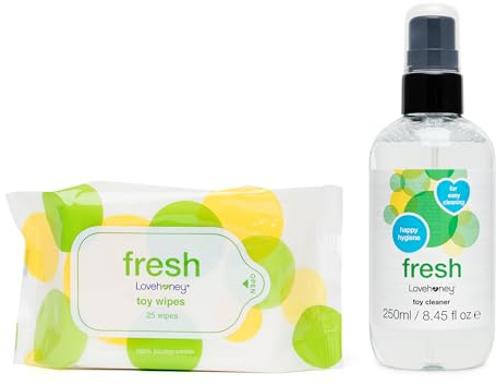 Lovehoney Toy Care Kit - Lovehoney Fresh Toy 250ml & Body Wipes & Toy Cleaner Spray