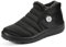 Gaatpot Winterschuhe Damen Winterstiefel Wasserdicht Stiefel Herren Warm Schuhe Winter Stiefeletten DullSchwarz Gr.39