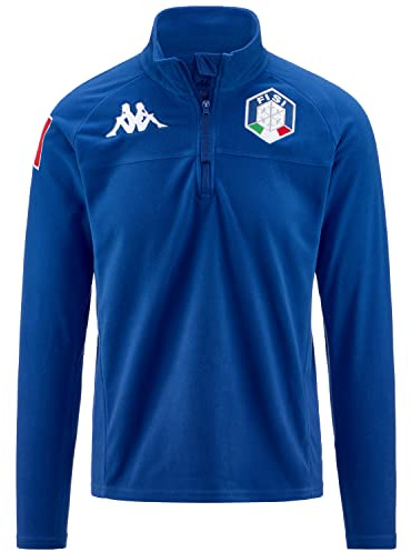 Kappa 6cento 687b Fisi, Felpa Sportiva Unisex-Bambini e Ragazzi, Blue Princess, S