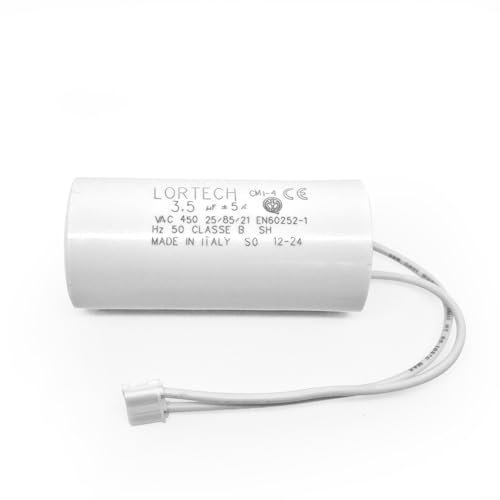 Condensateur Moteur 3,5 µF avec Connecteur pour Volet Roulant Bubendorff, Made in Italy - certifié par IMQ, fabrication haute qualité, dimension 25mm x 56 mm