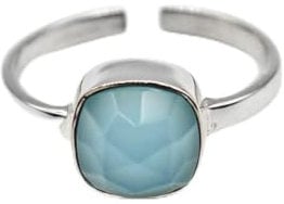 Ring Emilia Chalcedon Silber