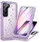 Focusor Cover Samsung Galaxy S23 Impermeabile, IP68 Waterproof e 360 Gradi Protezione Custodia Subacquea Antiurto Rugged Full Body Copertura con Protezione dello Schermo per S23 6.1, Viola