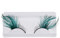 Tiuimk Faux cils en plumes pour maquillage de scène spectaculaire Halloween – Queue verte