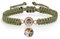 Glooraca Benutzerdefinierte Foto Armbänder Mit Bild Innen Personalisiertes Bild Armband für Mädchen Jungen Personalisierte Foto Geschenke für Männer Frauen Geburtstag Valentinstag (grün)