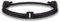 GD GOOD.designs Pulsera de cuerda con letras | Pulsera de la amistad negra ajustable con tamaño 14cm - 24cm | Inicial I