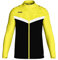 JAKO ICONIC Unisex Polyesterjacke Gr. 152 Schwarz/Soft Yellow - Atmungsaktive Kinder Trainingsjacke Jungen und Mädchen im modernen Design, 100% recyceltes Polyester