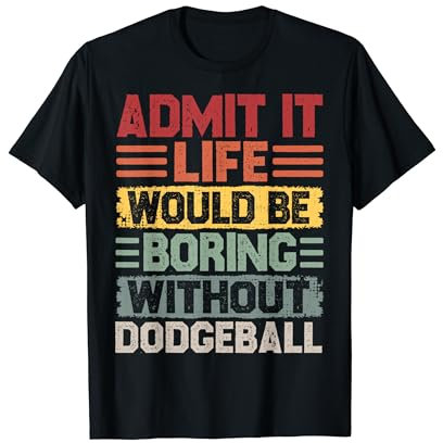 The Dodgeball Legend Retro Dodgeball Herren Dodgeball T-Shirt