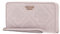 GUESS Marieke Cheque Organizer Light Beige Logo