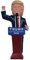 PUHOZN Trump Merchandise Donald Trump Collectibles Statue Figuren World Leaders Collection 22,9 cm Donald Trump Proud Patriots Donald Trump 2024 Wackelkopf Geschenk Make America Great Again MAGA