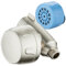 AquaCare Skin & Hair - The World's Most Advanced Shower Filter for Fixed or Handheld Shower Heads with ON/OFF Filter Modes, Instant Cartridge Reload & Stay-Clean Enriched KDF Cartridge/Satin Nickel