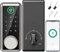 Sophia Keyless Entry Door Lock, Smart Auto Locks for Front Door & Key Fobs & Remote Control, Keypad Deadbolt Digital, Fingerprint Door Lock with Code, Cerraduras Inteligentes, IP68, Satin Nickel