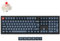 Keychron V6 Max Kabellose QMK Custom Mechanische Tastatur, 2.4 GHz/Bluetooth Full-Size DE-ISO Layout RGB Hot-Swappable Gateron Roter Switch Kompatibel mit Mac Windows Linux