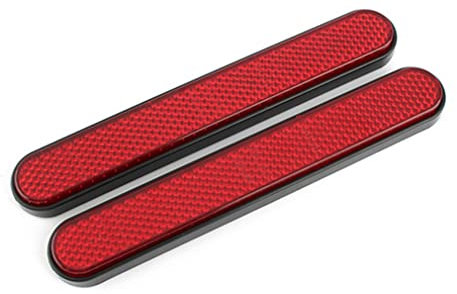 HVVENTY Adesivo riflettente forcella anteriore per moto Softail 883 1200 rosso