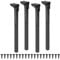 sourcing map Folding Table Legs, 4pcs 56cm(22) Metal Foldable Table Furniture Legs Laptop Desk Legs Replacement Legs for Cabinet Sofa Chair Bed