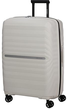 Samsonite Neo Flux - Spinner M, Valise Extensible, 68 cm, 86/96 L, Beige (Neutre Chaud)