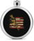 Distressed U.S Flag Gun-s 5 Oz Hip Flasks for Men Women Alcohol Liquor Flask Round Stainless Steel Wine Flasks