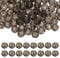 PATIKIL 10mm Round Crystal Beads, 100 Pcs Glass Faceted Ball Beads Loose Spacer Bead for Jewelry Making Bracelet Necklace Earrings Wind Chimes Craft, Grey