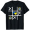 Ukrainische Flagge farbige Herzen, Ukraine-Unterstützung T-Shirt