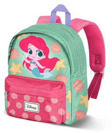 Disney Ariel Fork-Zainetto Prescolare Joy, Verde, 22 x 27 cm, Capacità 5 L