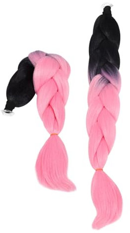 SOLUSTRE Portez Un Style Unique avec Braid Tresse Amovible à Ventouse pour Casques De Scooter Électrique Et Ski Accessoires De Casque Tressé