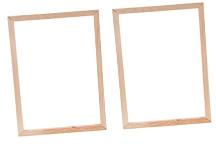Yardenfun 2 Satz Verschleißfeste Keilrahmen Aus Vollholz Malrahmen Für Heimwerker Leinwandrahmen Mit Glatter Oberfläche Und Einfacher Montage