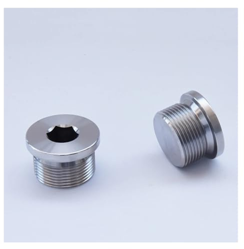 COQFBHJBRH 1PC 304 Acciaio inossidabile Flangia a esagono incassato Faccia Olio M8 x 1 Raccordo filettato maschio Acqua Gas Olio COQFBHJBRH