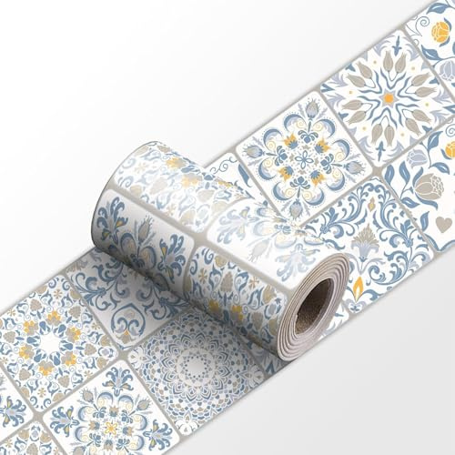 Genérico Cenefa Adhesiva de PVC para Pared - 20cm X 240cm, Papel Tapiz Autoadhesivo Impermeable y Extraíble para Cocina, Baño, Salón y Dormitorio