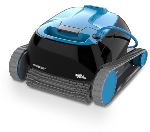 Dolphin Nautilus CC Automatischer Poolreiniger Poolroboter mit Kabel - Boden und Wandreinigung - Energieeinsparung, Eingelassene Pools bis zu 10 m, Wasserpflege