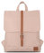 Johnny Urban Rucksack Damen - Mia - Schlanke Tasche mit Laptopfach - Aus Recyceltem PET - 7L - Wasserabweisend - Rosa Braun