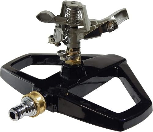 Unbekannt Kreisregner-Set mit Dreiecksfuß Metall, Gardena-kompatibel