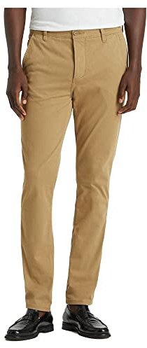 Dockers Herren Smart Supreme Flex Alpha Skinny - Wonderknit Hose, New British Khaki, 34W / 36L EU