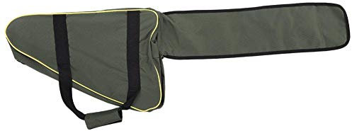 TOPINCN Chainsaw Storage Bag Portable Thicken Oxford Fabric Heavy Duty Chain Saw Holder Outdoor Carry Case Abrasion Resistant Protective Box(Green)