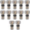 TANCUDER 12 Pcs Connettori a Filo T Tipo a 2 Pin in Plastica Senza Filo Connettori a Bassa Tensione per Cavi Elettrici 20-22AWG Connettori Filo Impermeabile e Antipolvere per Auto Moto (25 * 16.77mm)
