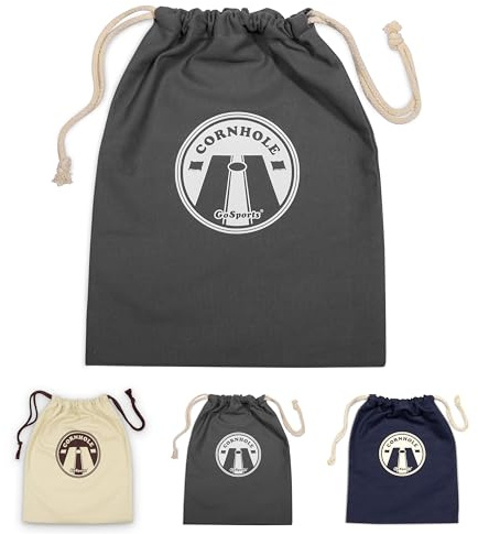 GoSports Tragetasche für Sitzsack, Cornhole, Grau