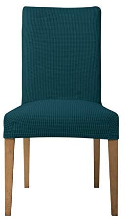 EBETA E Stuhlhussen 4 Stück, Elastische Stuhlbezug, Stretchhusse Stuhlüberzug Jacquard Hussen für Hochzeit Partys Bankett Deko, bi-Elastic Spannbezug (Olivgrün, 4 Stück)