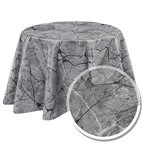 Melody Wachstuch Tischdecke 100 x 140 cm eckig marmor grau #1453-03