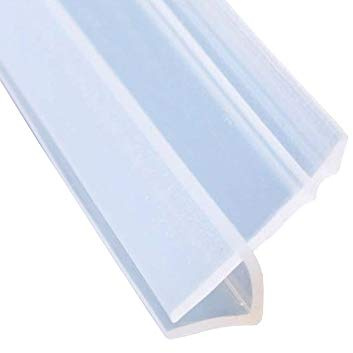 ETOPARS Striscia di Tenuta della Porta del Bagno Doccia Guarnizione Finestra Curvo Gomma Cancellare Tempo Metereologico 8mm 78 H Forma Distanza 0-20mm
