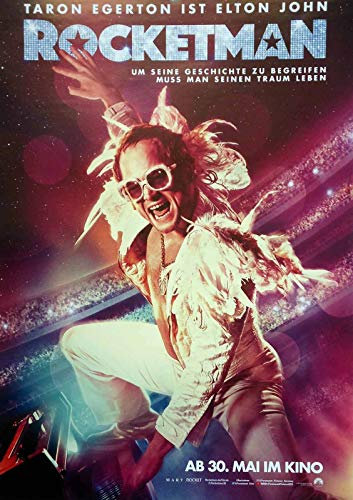 Rocketman - Taron Egerton - Richard Madden - Filmposter A3 29x42cm gerollt