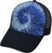 Colortone Batik Trucker Mesh Cap Damen OneSize | Batik Trucker Cap mit verschiedenen Mustern | Baseball Cap Damen aus Baumwoll-Mix | Handgefärbtes Design Frauen Mädchen | Blue Ocean/One