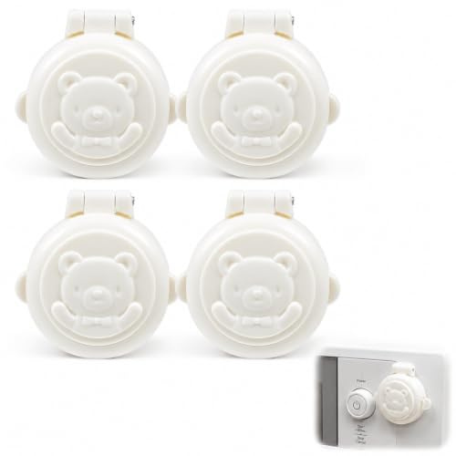 4 Pcs Child Proof Safety Locks Baby Proofing Covers Stove Knob Covers Washing Machine Button Covers Baby Proofing Safety Locks for Washer Toilet Oven Refrigerator