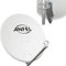 Parabola Satellitare 80 cm Supporto Disco in Ferro - Disco in Acciaio - Ideale per Zone Ventilate e per Ricevere i Canali MySky Sky HD SkyQ 4K Tivusat tivùsat UHD