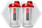 Rock and Baby 2 x manueller Mixer, 600 ml, für Smoothies, Getränke, Proteinshaker für Sportler, Flasche mit Sieb, BPA-frei, Flasche für Fitnessstudio, Sport