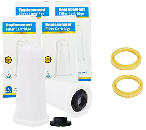 4X Coffee Machine Water Filter Replacement for Breville Sage Barista 860/870/880-BES860/02.6 SP0001474 with Group Head Seal