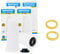 4X Coffee Machine Water Filter Replacement for Breville Sage Barista 860/870/880-BES860/02.6 SP0001474 with Group Head Seal
