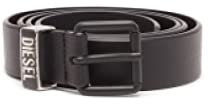 Diesel_LOGO B-GLOSSY_APPAREL_BELT_Schwarz_95