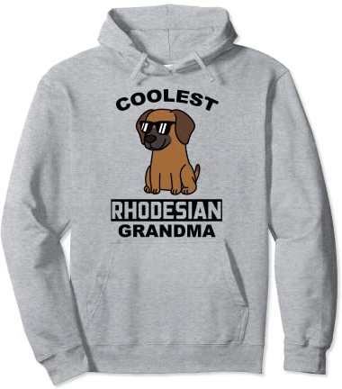 Coolest Rhodesian Ridgeback Grandma Hund Pullover Hoodie