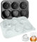 Eiswürfelform Silikon mit Deckel Rose und Herzen, BPA Frei Eiskugelform für Whisky Cocktails Bier Gekühlte Getränke ice Cube Tray, Auslaufsicher 5cm Groß Eiswürfelbehälter