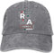 351 Herren Damen Baseballkappe, Roma City Typografie-Schriftzug-Design Cotton Cap Vintage Baseboard Baseballkappe Atmungsaktiv Denim Hut Für Reisen Angeln Wander