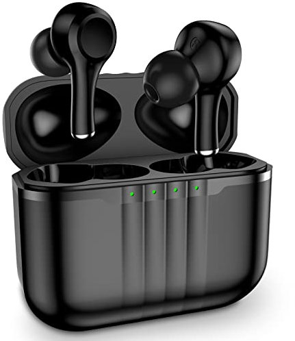 ganopterygon Auriculares Inalámbricos, Auriculares Bluetooth 5.3 Bluetooth Deportes In Ear Negro